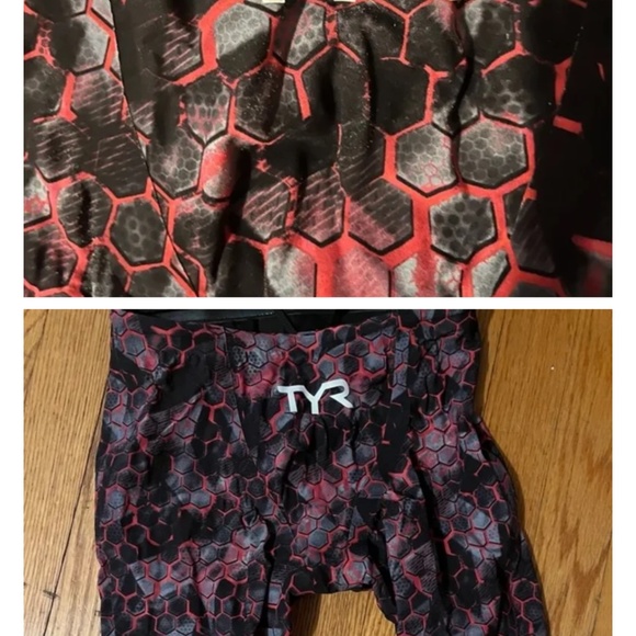 TYRAviator 25 size men suim tecksuit jammerred gray and black